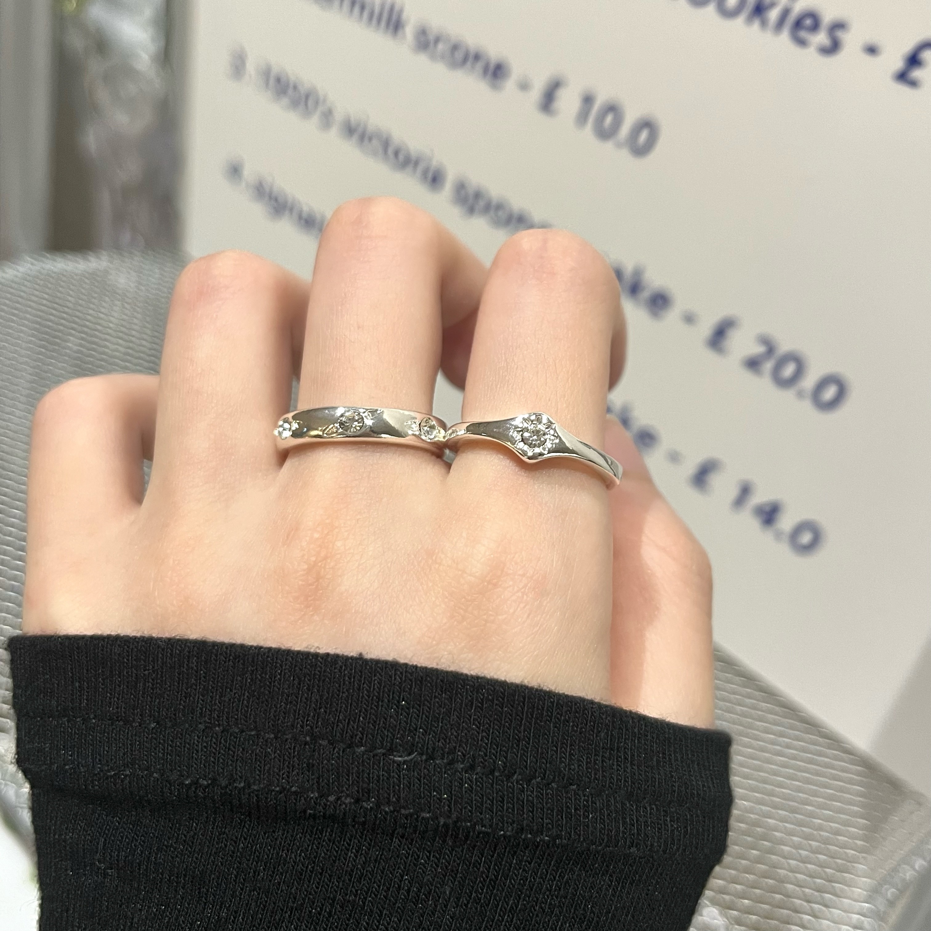 八芒星开口戒指女轻奢高级感
