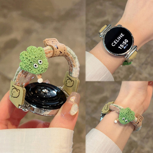 适用华为GT7新款GT6毛绒小怪兽弹力发圈表带Watch4GT5GT4gt32FIT5