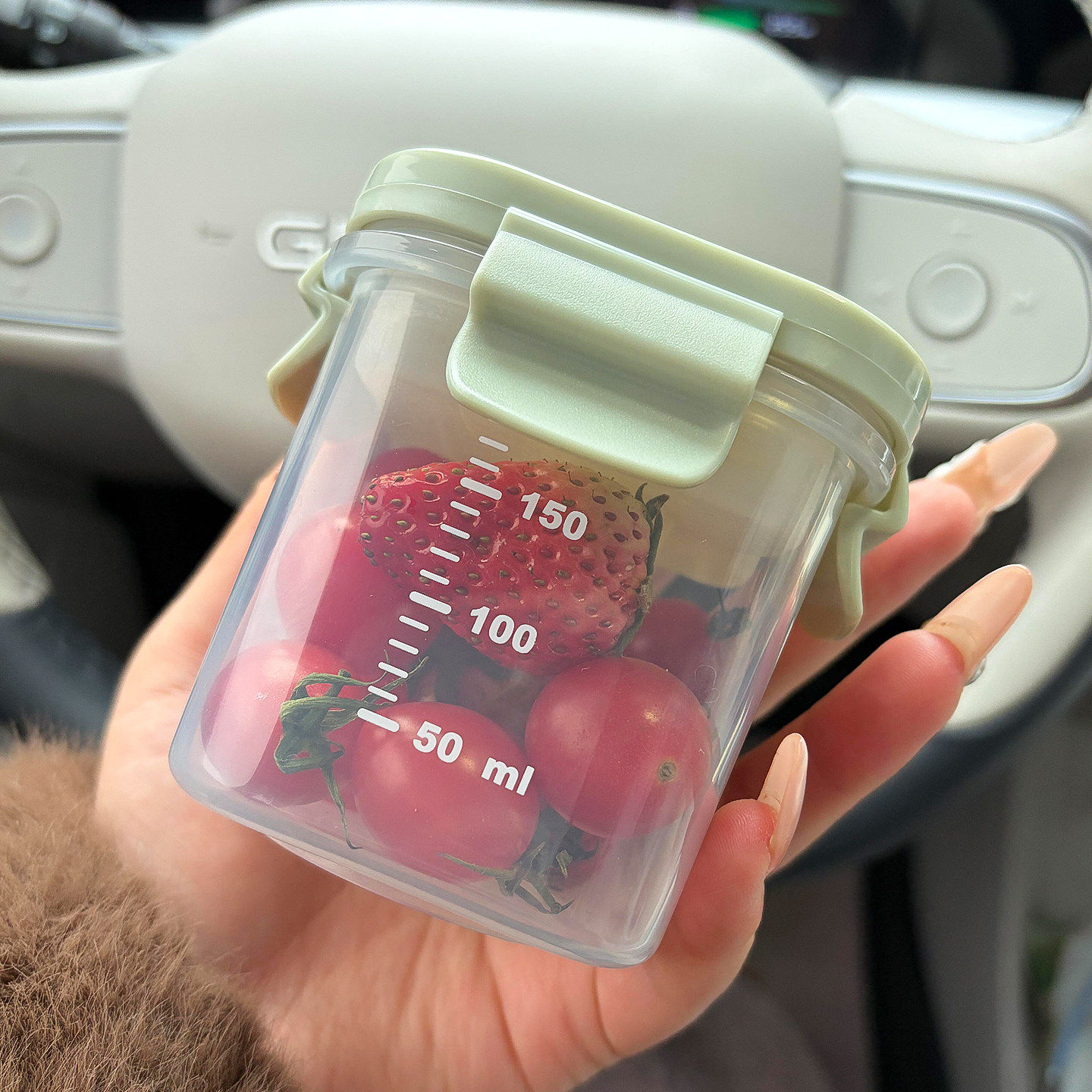 自带冰盒保鲜盒水果便当盒密封食品级便携式宝宝辅食盒餐盒