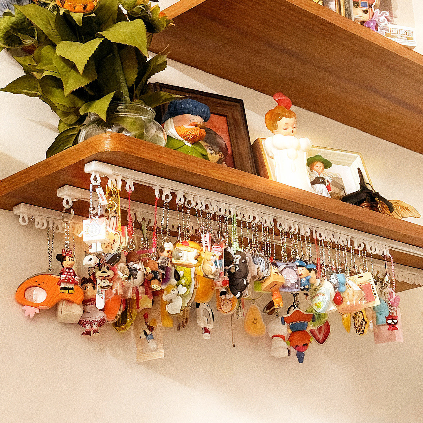 【吧唧收纳天花板】挂件谷子收纳展示架免打孔手办盲盒扭蛋玩具,收纳整理,吧唧收纳盒/架,淘宝优惠券,粉丝福利购,淘宝优惠卷