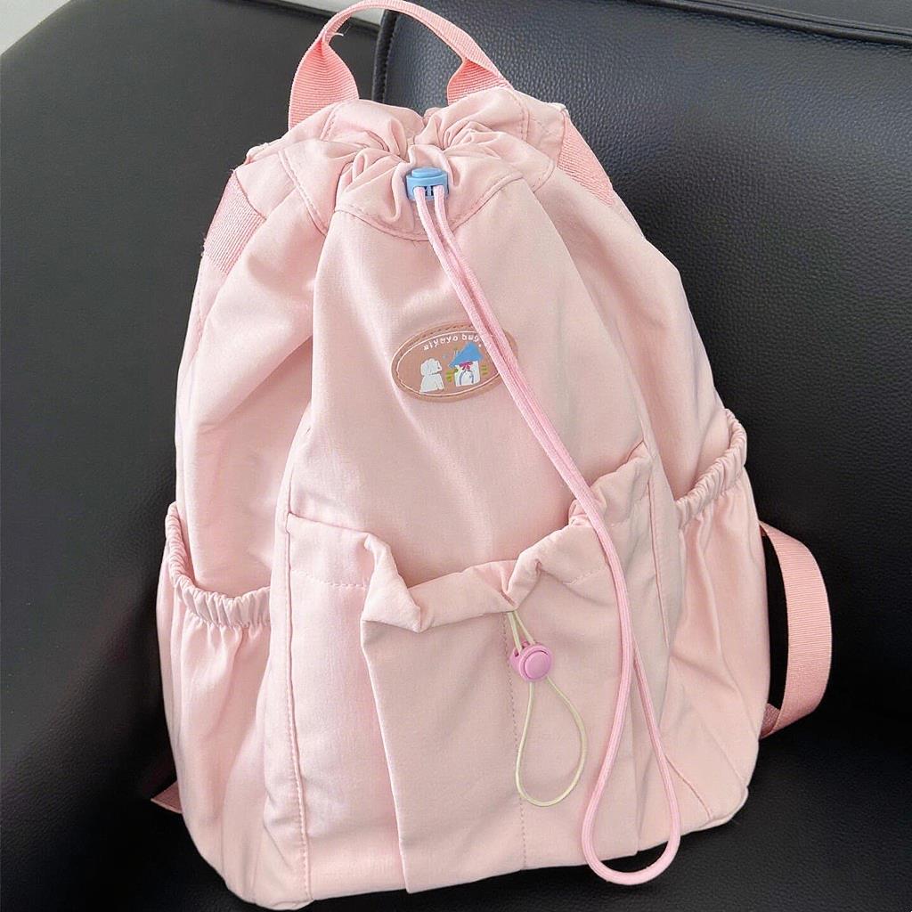 羽毛球包户外运动网拍专用包双肩背包抽绳书包青少年大容量高颜值