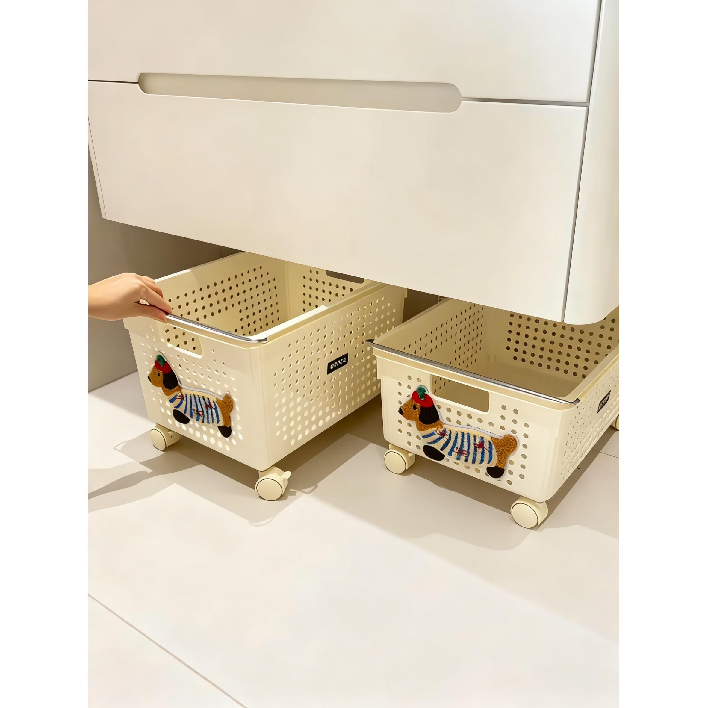 脏衣篮脏衣篓浴室脏衣服收纳筐家用洗衣篮柜下篮子卫生间卧室带轮