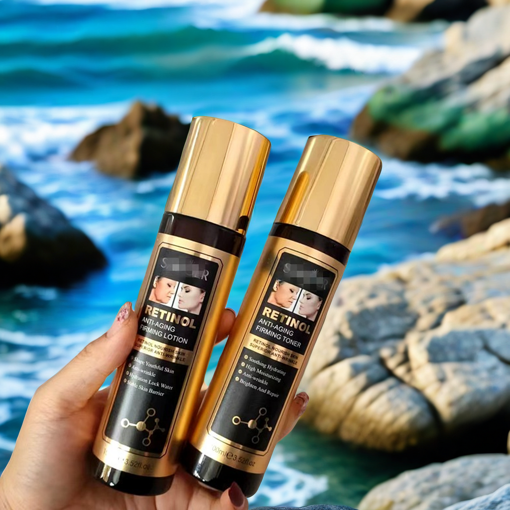 躺赢式亢老！外肖欧美~视黄醇 亢皱紧致爽肤水/乳液100ml