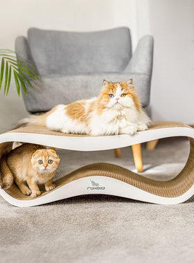 MYKOTTY「北欧立体」猫抓板｜超大号｜耐磨｜瓦楞纸｜猫沙发｜ibc