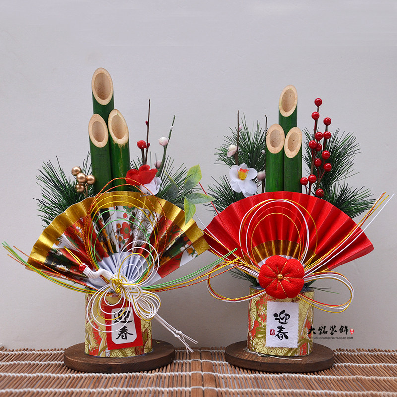 日式新年摆件门松装饰