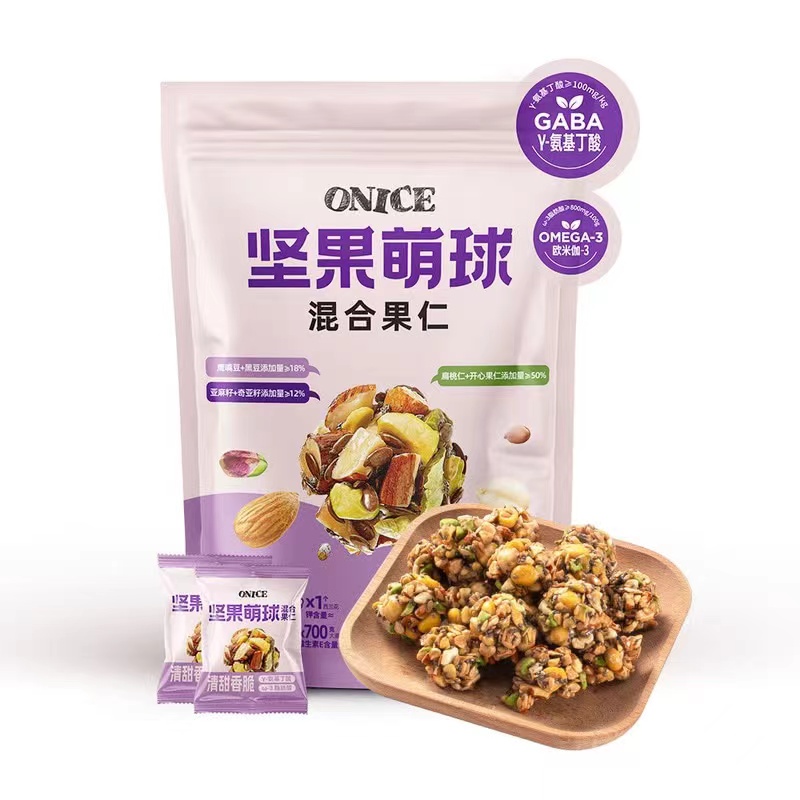 雷锋侠“山姆超市代购” ONICE 坚果萌球混合果仁300g 零食/坚果/特产 混合坚果 原图主图