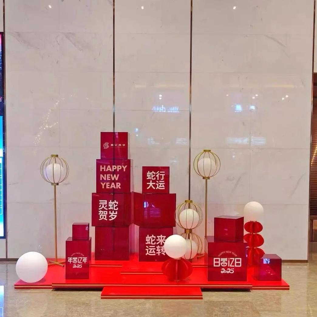 亚克力方柱堆头可叠加婚礼摆件