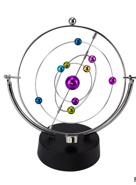 银河系行星永动机减压桌面摆件