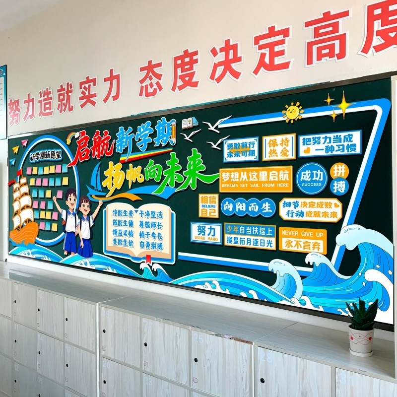 展板素材走廊墙贴小学班级新学期场景布置毛毡墙贴教室墙饰立体,家居饰品,文化墙贴,淘宝优惠券,粉丝福利购,淘宝优惠卷