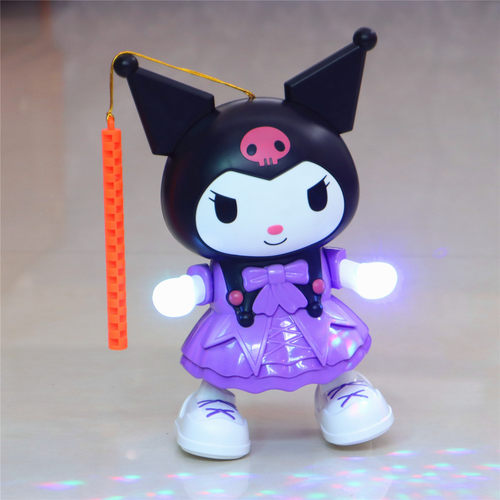 女孩手提灯笼新年礼物元宵节花灯