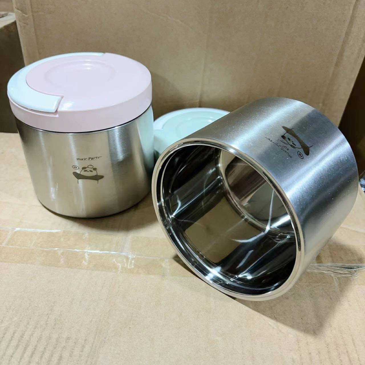 304不锈钢真空保温饭盒多层保温提锅密封防漏饭桶分格学生便当盒