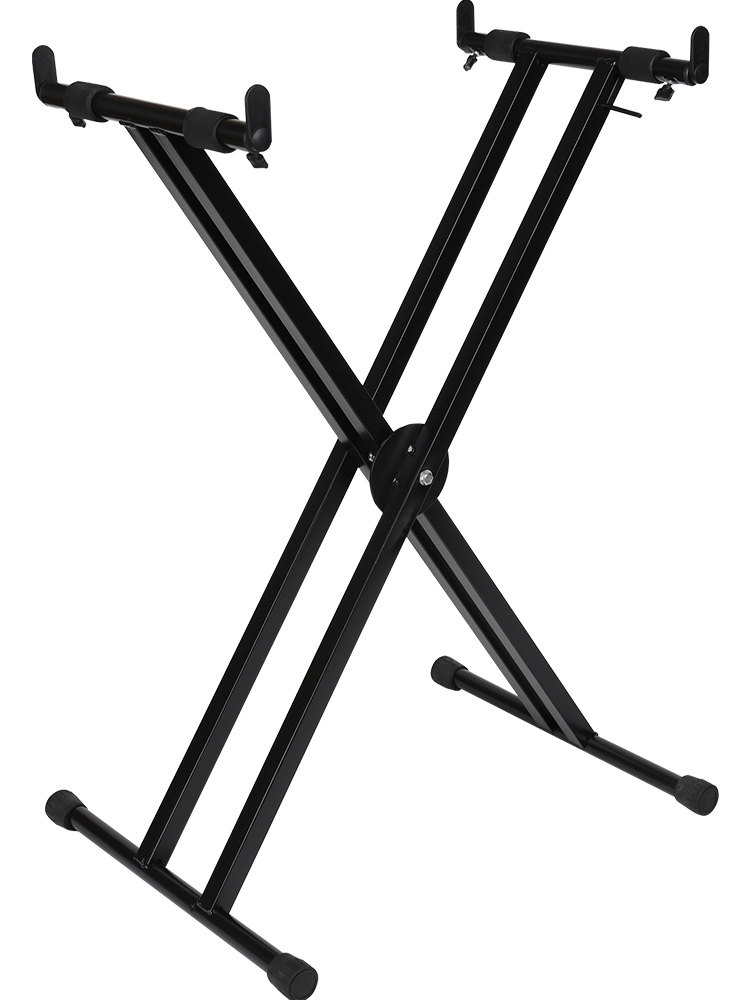 电子琴架电钢琴架通用双管X架便携式收纳可折叠升降琴架