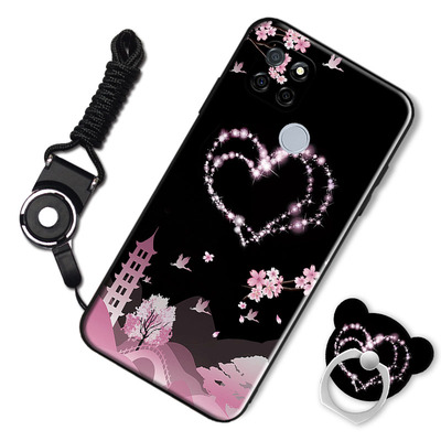 RMX2200手机壳女新款红色realmeV3软套硅胶5G个性卡通可爱真我V3网红男realme V3情侣全包边RMX2201磨砂防摔