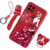 华为SP100手机壳红色女新款 NzoneS7软套硅胶智选S7个性 卡通可爱5G网红男潮牌情侣SP1OO全包边华为S7磨砂防摔