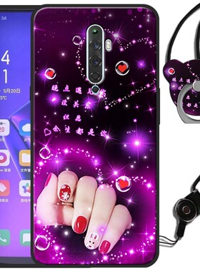 OPPOReno2Z手机壳女款PCKM80情侣卡通可爱网红Reno2Z硅胶磨砂外壳opopReno2Z全包边软0pp0防摔套Reno2Z男潮牌