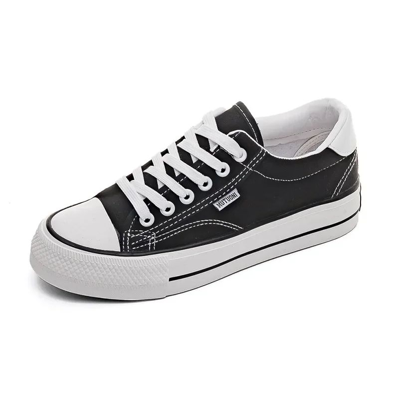 Shoes For Women Low-Top Vulcanized Canvas Platform Sneakers