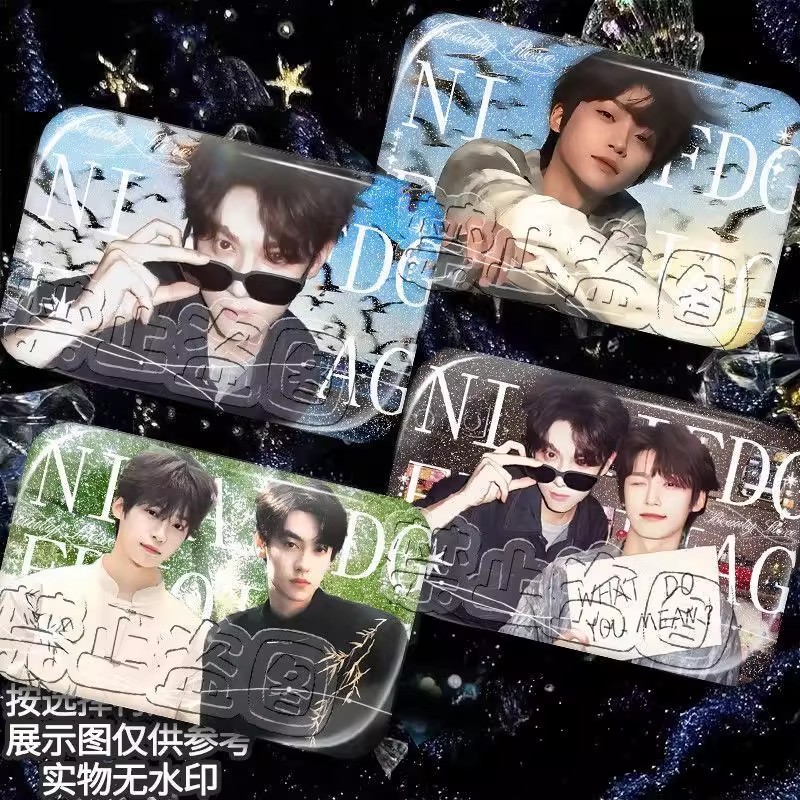 逆爱方形镭射吧唧周边徽章