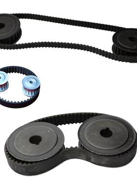 氯丁橡胶同步带HTD8M1376 8M1384 8M1392 8M1400同步带同步轮配套