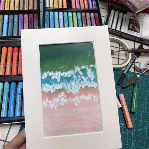 10油画棒画纸框A4简易装裱卡纸画框单面5678寸16k8开照片墙相片框