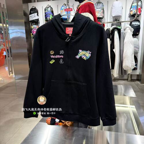 SprayGround鲨鱼嘴专柜正品26新款W1213331男女时尚撞色连帽卫衣