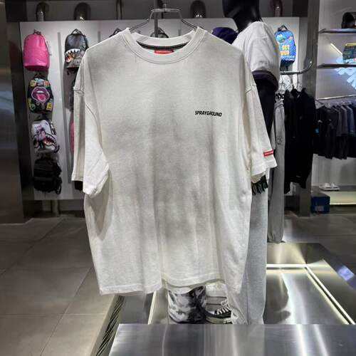 SprayGround鲨鱼嘴专柜正品26新款W1220228男女宽松做旧印花短袖