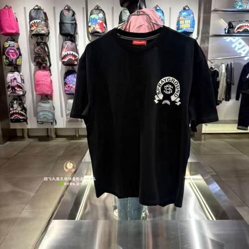 SprayGround 鲨鱼嘴专柜正品26新款W1220220男女潮流百搭短袖T恤