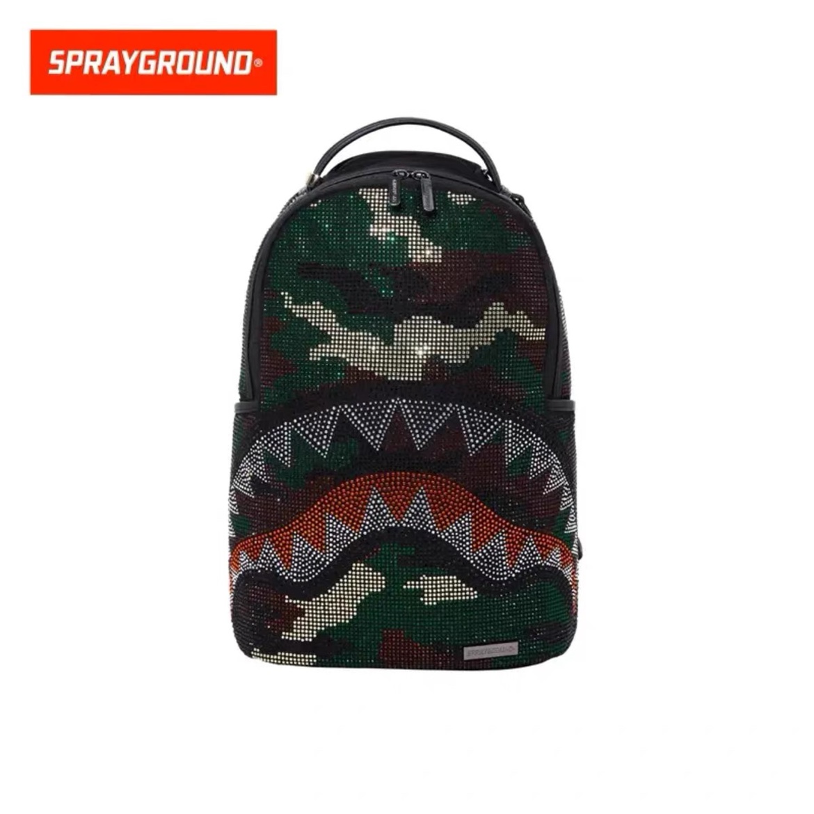 SprayGround专柜正品 W0825715双肩包高级感背包学生烫钻包包男女