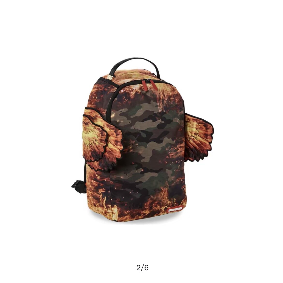 SprayGround专柜正品 潮牌双肩背书包男女扎染幻彩虹翅膀W0845742