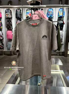 SprayGround鲨鱼嘴专柜26新款W1220251男女宽松圆领落肩袖T恤