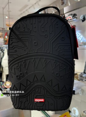 SprayGround专柜 鲨鱼嘴W1215730男女潮流大容量学生书包电脑
