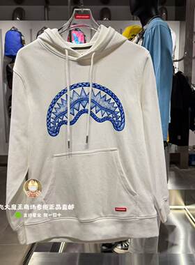 SprayGround鲨鱼嘴专柜26新款W1233319男女时尚印花连帽卫衣