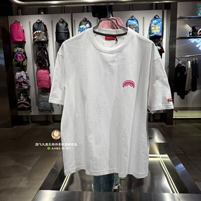SprayGround 鲨鱼嘴专柜正品26新款W1220232男女同款字母短袖T恤
