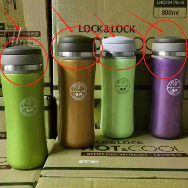 乐扣不锈钢带滤网杯盖350ml水杯茶杯盖子LHC860原装杯盖