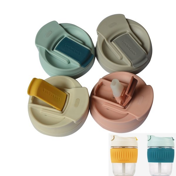 乐扣玻璃杯防漏塞子一盖塞硅