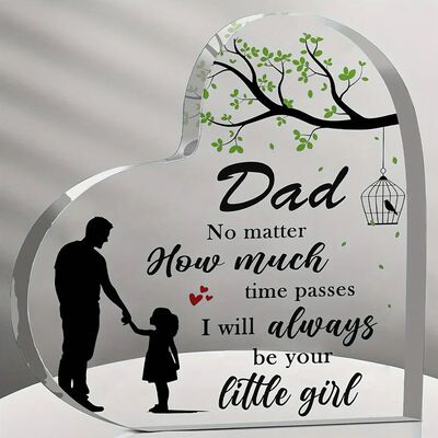 Dad Gifts From Daughter Acrylic Plaque Fathers Dad Gift For