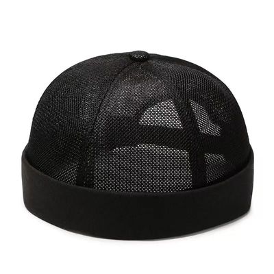 Unisex Mesh Brimless Skullcap Hip Hop Sailor Summer Cap with