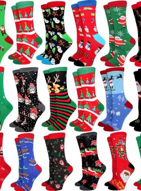New Arrival Winter Women socks Cotton Long Christmas Socks C