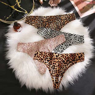 Panties Leopard Sexy Female Women Seamless Underwear Thong