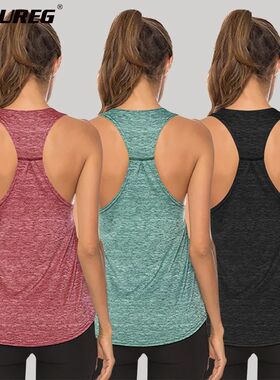 Sleeveless Racerback Yoga Tank Top,Women's Quick Dry Running