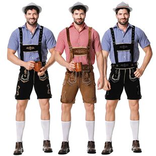 Male Oktoberfest Lederhosen Costume Bavarian Octoberfest Ger