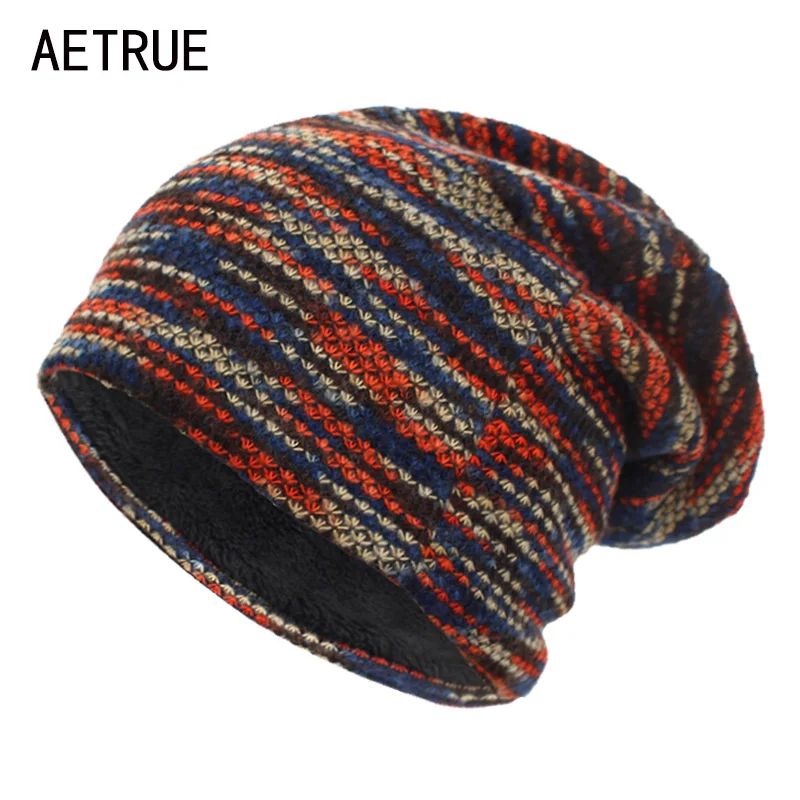 Knitted Hat Women Skullies Beanies Winter Hats For Men Bonne