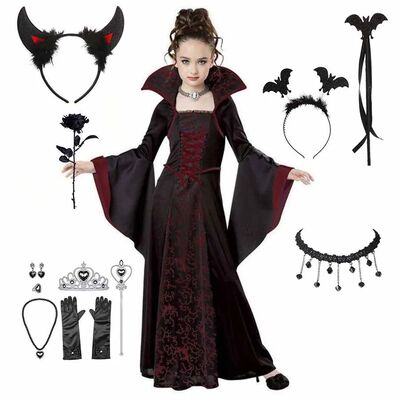Halloween Costume for Kids Halloween Fantasy Vampire Costume