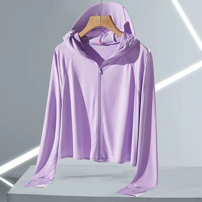 New Women's Ice Silk Sunscreen Suit Versatile For Summer Out