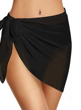 Women Short Sarongs Swimsuit Coverups Beach Bikini Wrap Shee