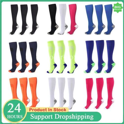 3 Pairs Compression Socks Men Women Running Sport Socks Grad