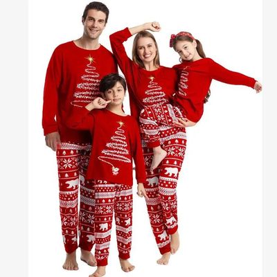 2025 New Family Christmas Pajamas Mom Dad Kids Matching Clot