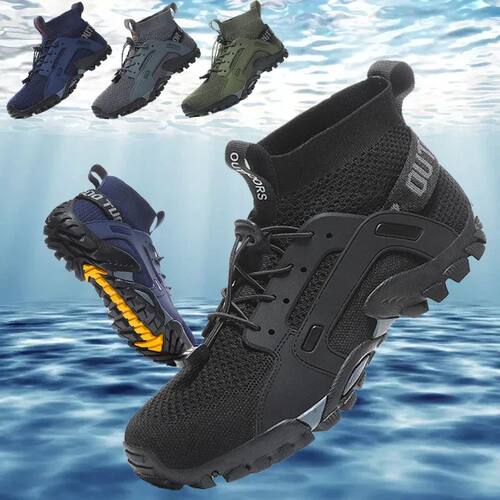 39-47 Size Men's Aqua Shoes Anti-Slip Male Sneakers Mountain