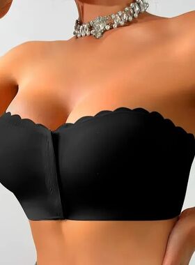 Front Button Underwear Bra No Underwire Smooth Breathable Co