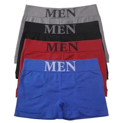 5 Pcs Thin Style Men's High Elastic Plain Color Comfortable