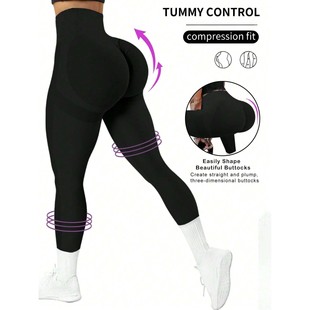 Seamless Butt Lifting Workout Leggings for Women High Waist